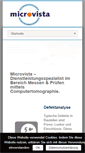 Mobile Screenshot of microvista.de